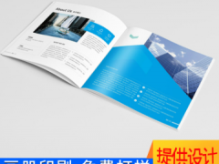 深圳画册印刷 单页折页企业说明书定做 宣传册印制